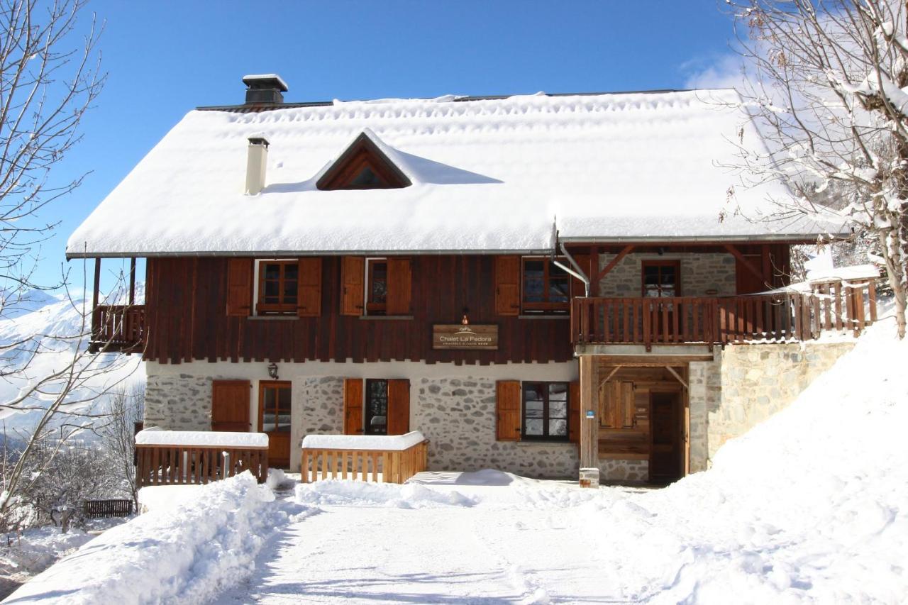 Chalet La Fedora - Appartements De Charme Vaujany Exteriör bild